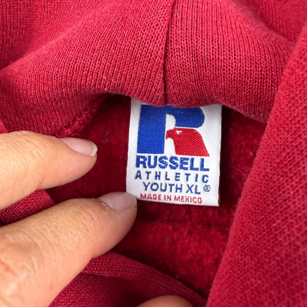 Russell Athletic Stanford University Kid Hoodie Youth XL Red Cardinal Sweatshirt - Picture 6 of 8